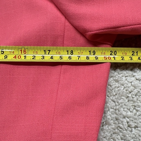 New NWT Womens Vintage Private Concepts Pink 80s Blazer double Breasted size 10P - Picture 14 of 15